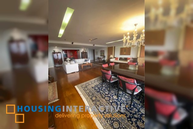 fully furnished 3br unit with parking for sale in pacific plaza ayala