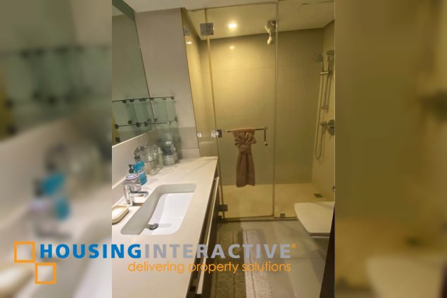 fully furnished 3br unit with parking for sale in pacific plaza ayala