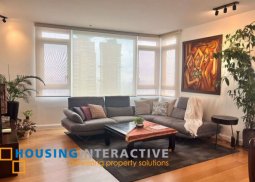 semi-furnished 3br unit with balcony and parking for sale in park terraces