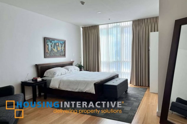 semi-furnished 3br unit with balcony and parking for sale in park terraces