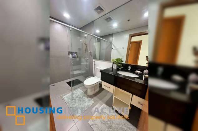 semi-furnished 3br unit with balcony and parking for sale in park terraces