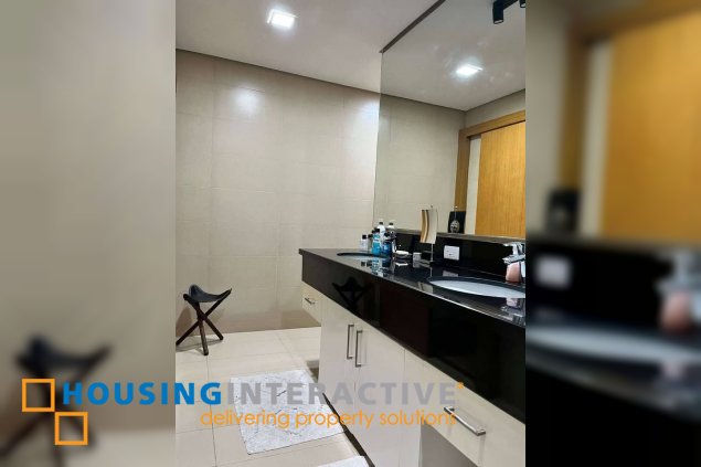 semi-furnished 3br unit with balcony and parking for sale in park terraces