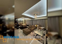 fully furnished 3br unit with parking for sale in one serendra