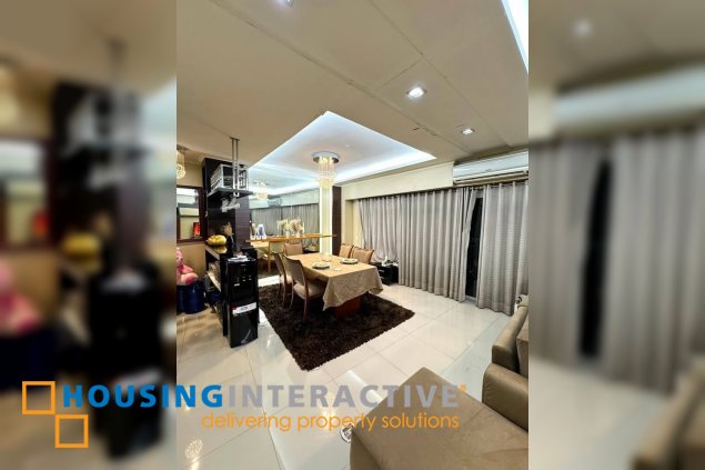 fully furnished 3br unit with parking for sale in one serendra
