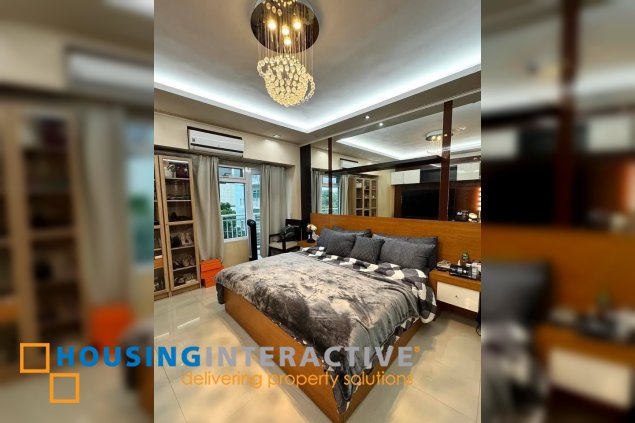 fully furnished 3br unit with parking for sale in one serendra