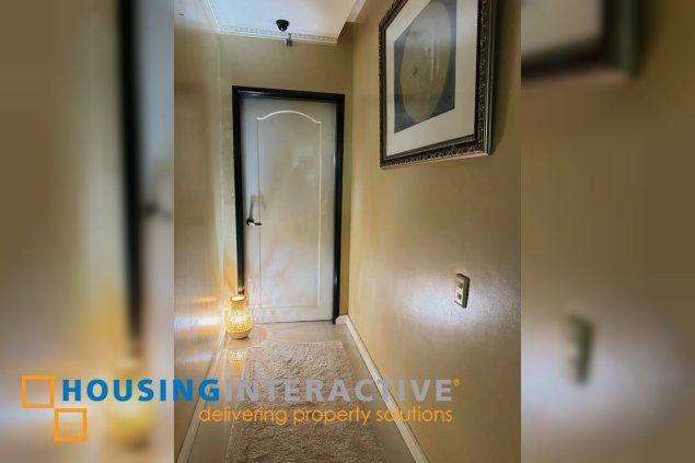 fully furnished 3br unit with parking for sale in one serendra