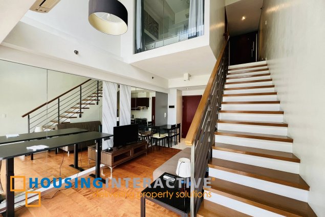fully furnished 1br unit with parking for rent in eton tower