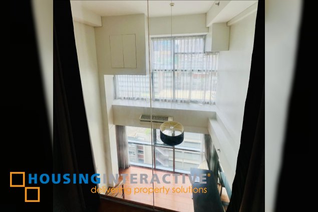 fully furnished 1br unit with parking for rent in eton tower
