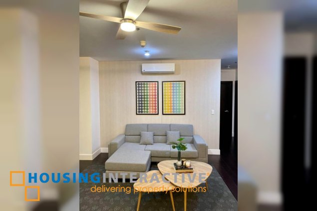 fully furnished 2br unit with parking for lease in garden towers