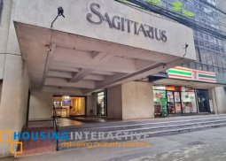 fully furnished 1br unit with parking for lease in sagittarius building