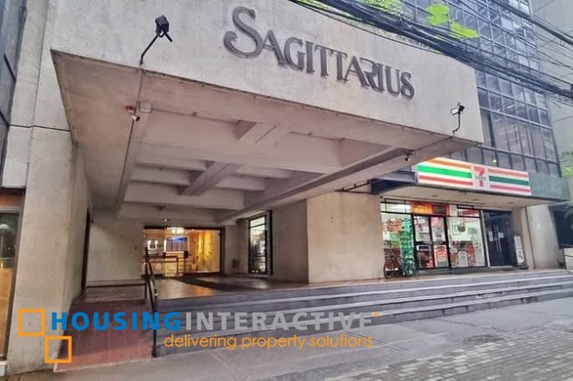 fully furnished 1br unit with parking for lease in sagittarius building