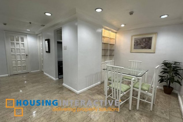 fully furnished 1br unit with parking for lease in sagittarius building