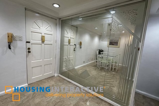 fully furnished 1br unit with parking for lease in sagittarius building