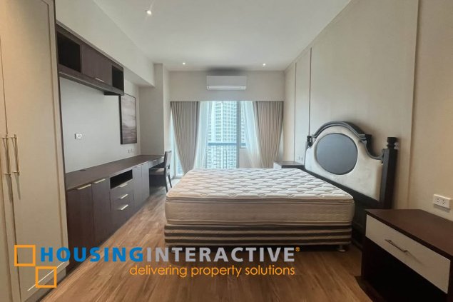 fully furnished 2br unit with balcony and parking for lease in legazpi village