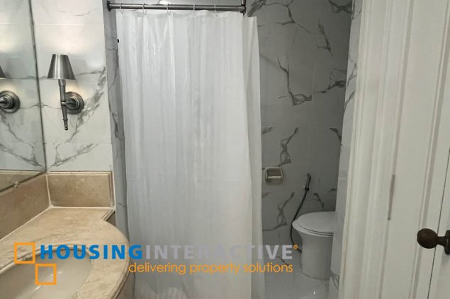 fully furnished 2br unit with balcony and parking for lease in legazpi village