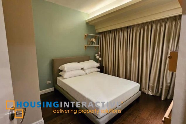 furnished 2br unit with parking for lease in one rockwell