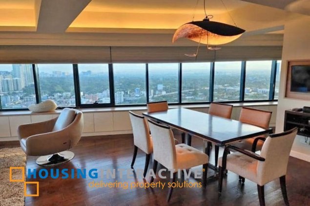 furnished 2br unit with parking for lease in one rockwell