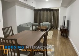fully furnished 2br unit with balcony and parking for lease in verve residences