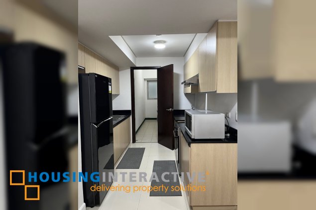 fully furnished 2br unit with balcony and parking for lease in verve residences