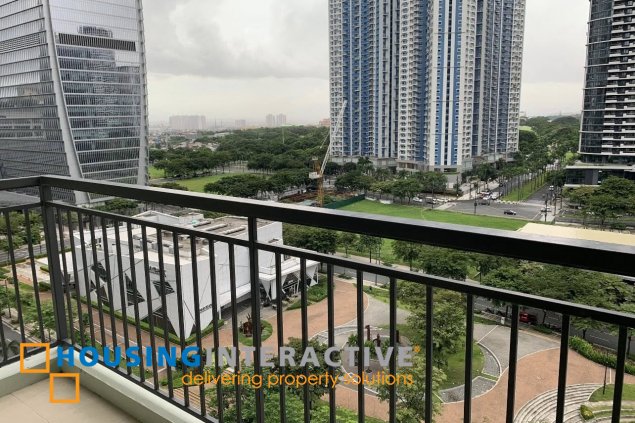 fully furnished 2br unit with balcony and parking for lease in verve residences