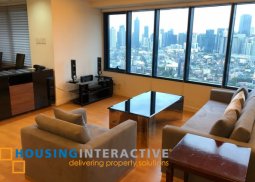 fully furnished 1br unit with parking for lease in one rockwell