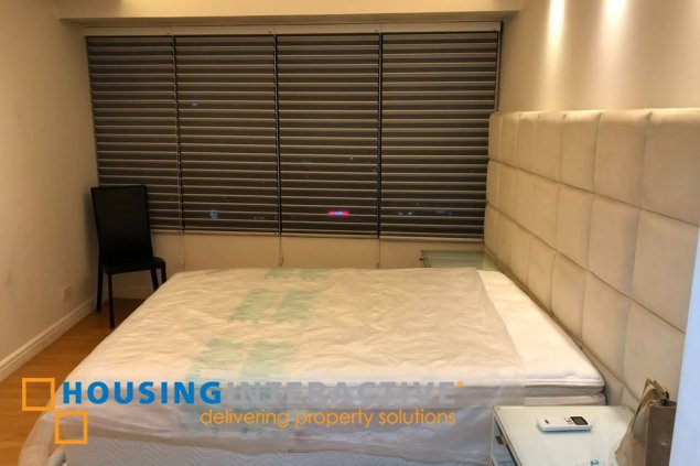 fully furnished 1br unit with parking for lease in one rockwell