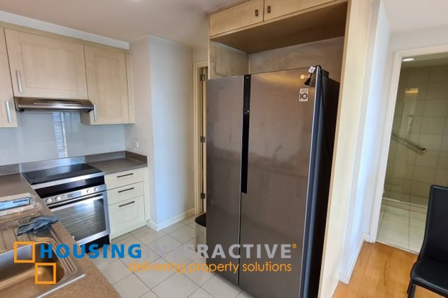 fully furnished 1br unit with parking for lease in one rockwell