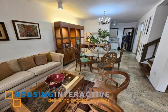 furnished 4br townhouse for rent in new manila
