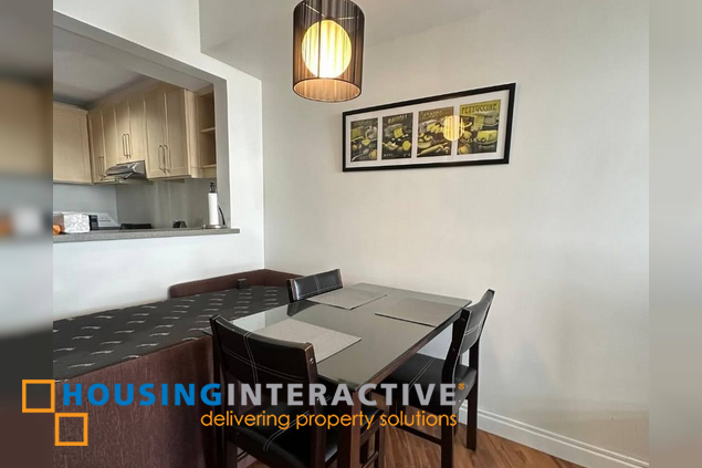 fully furnished 1br unit with parking for sale in joya lofts and towers