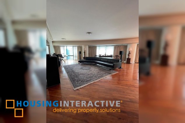 bare 3br unit with parking for lease in rizal tower