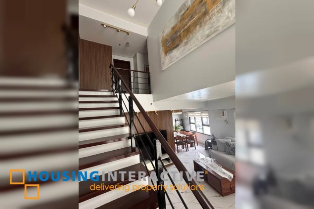 fully furnished 3br unit with parking for sale in the fort residences