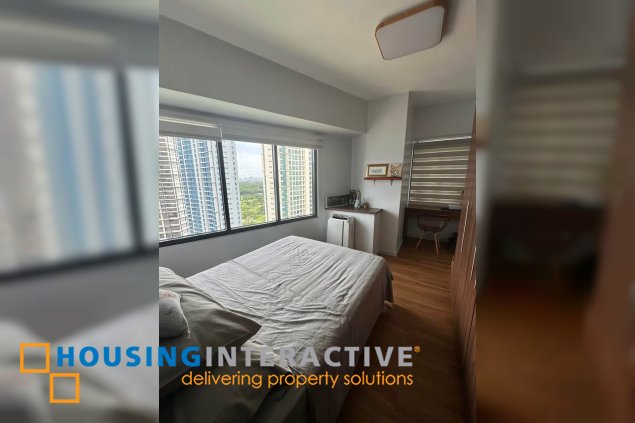 fully furnished 3br unit with parking for sale in the fort residences