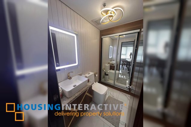 fully furnished 3br unit with parking for sale in the fort residences