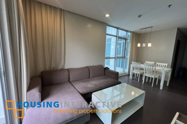furnished 2br unit with balcony for sale in crescent park residences