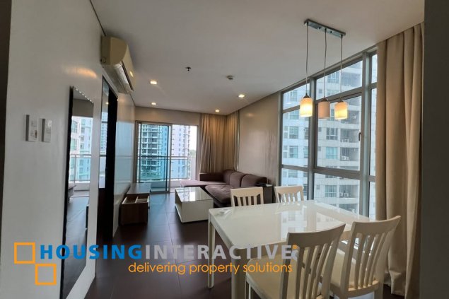 furnished 2br unit with balcony for sale in crescent park residences