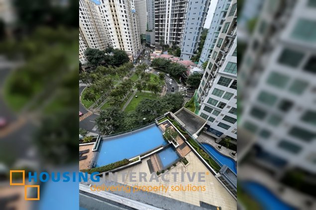 furnished 2br unit with balcony for sale in crescent park residences