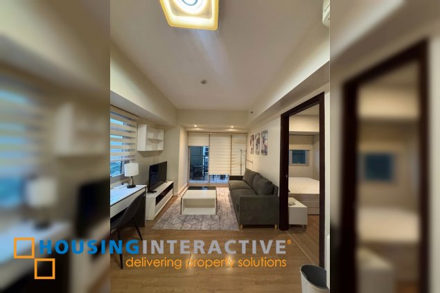 fully furnished 1br unit for lease/sale in verve residences
