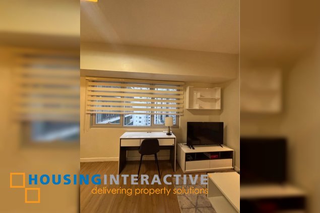 fully furnished 1br unit for lease/sale in verve residences