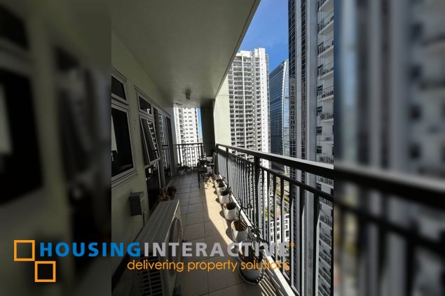 fully furnished 1br unit for lease/sale in verve residences