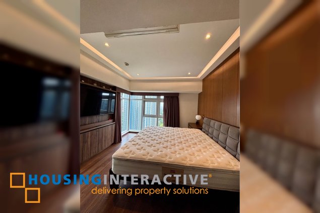 furnished 3br unit with parking for sale/lease in verve residences