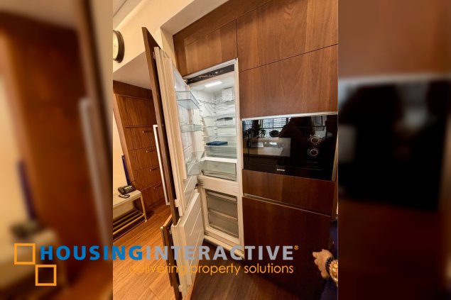 furnished 3br unit with parking for sale/lease in verve residences