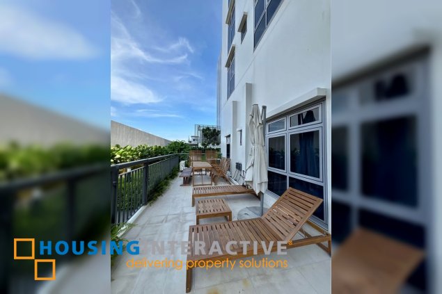 fully furnished 2br unit with parking for lease in park triangle residences