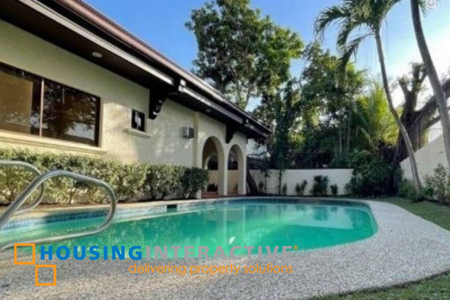 4br bungalow house for lease in ayala alabang village