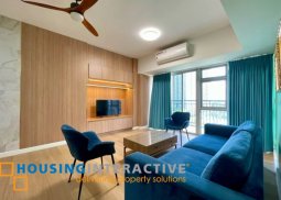 furnished 3br unit with balcony and parking for lease in verve residences