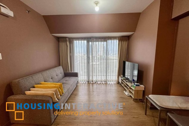 furnished 2br unit with balcony and parking for lease in the rise