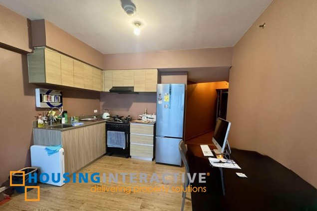 furnished 2br unit with balcony and parking for lease in the rise