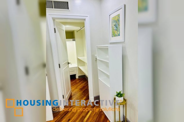 furnished 1br unit with parking for lease in hidalgo place