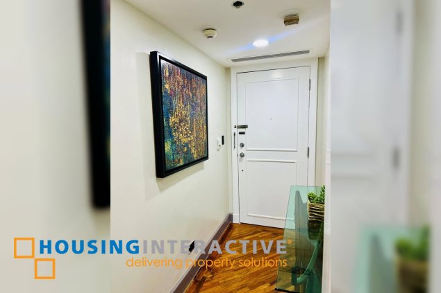 furnished 1br unit with parking for lease in hidalgo place