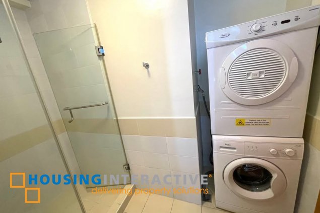 fully furnished 1br unit for sale in the trion towers