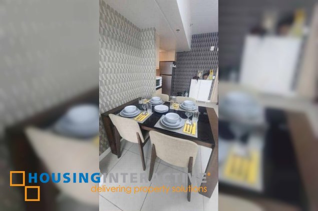 furnished studio unit with parking for lease in gentry residences